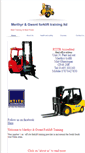 Mobile Screenshot of forklifttrainingsouthwales.co.uk